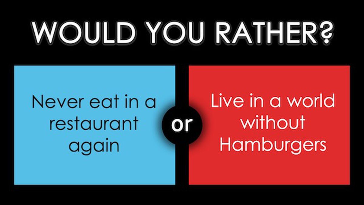 Would You Rather Food image number null